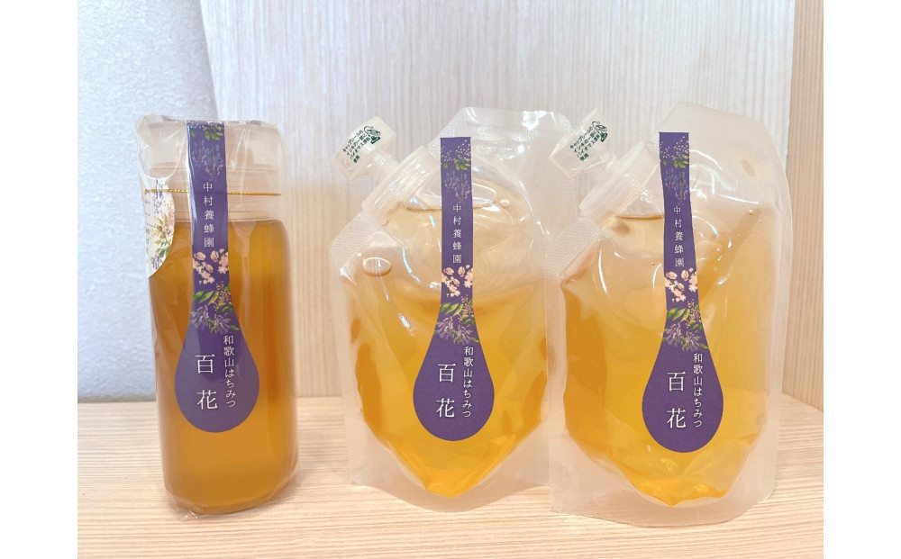 百花蜂蜜（約100g×2、約200g×1） nkmryoho001A