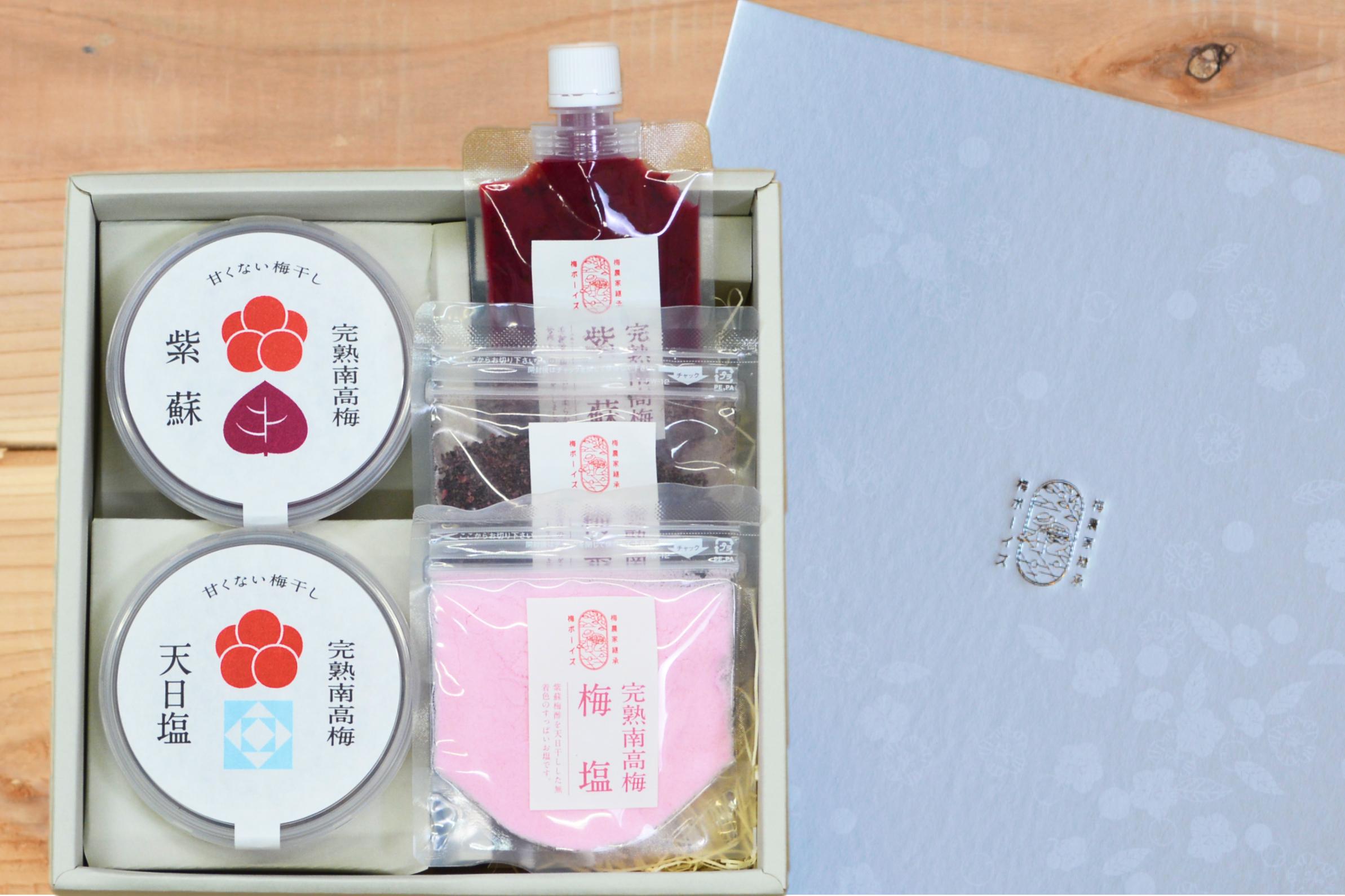 【身体を想う無添加ギフト】紀州南高梅 人気の梅干し詰め合わせ 梅ボーイズ　umehkr012A