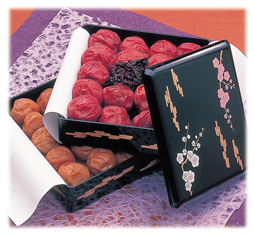 紀州南高梅 二段重箱（はちみつ・昔しそ） 1kg（500g×2） sekifz012B