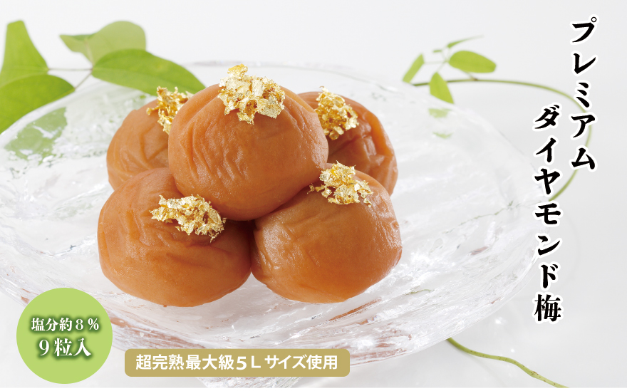 プレミアムダイヤモンド梅9個入 【iwasho001A】