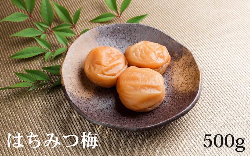 はちみつ入り梅 500g 塩分 7%【tkdkaen004A】