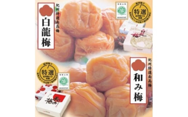 甘さ色々・梅干2品　【yokosho003A】