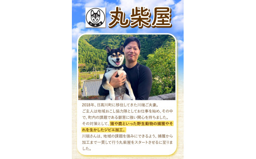 鹿肉ジャーキーペット用50g×4袋セット200g丸柴屋《90日以内に出荷予定(土日祝除く)》ジビエ肉---wshg_mrsbskj_90d_22_11000_50g---