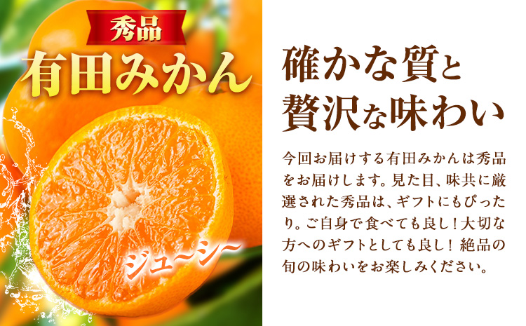 【先行予約】秀品 有田みかん 約2kg 株式会社魚鶴商店《2026年11月下旬-2027年1月下旬頃出荷》和歌山県 日高川町 有田みかん ミカン 蜜柑 フルーツ 柑橘---wshg_uot168_11g1g_25_8000_2kg---