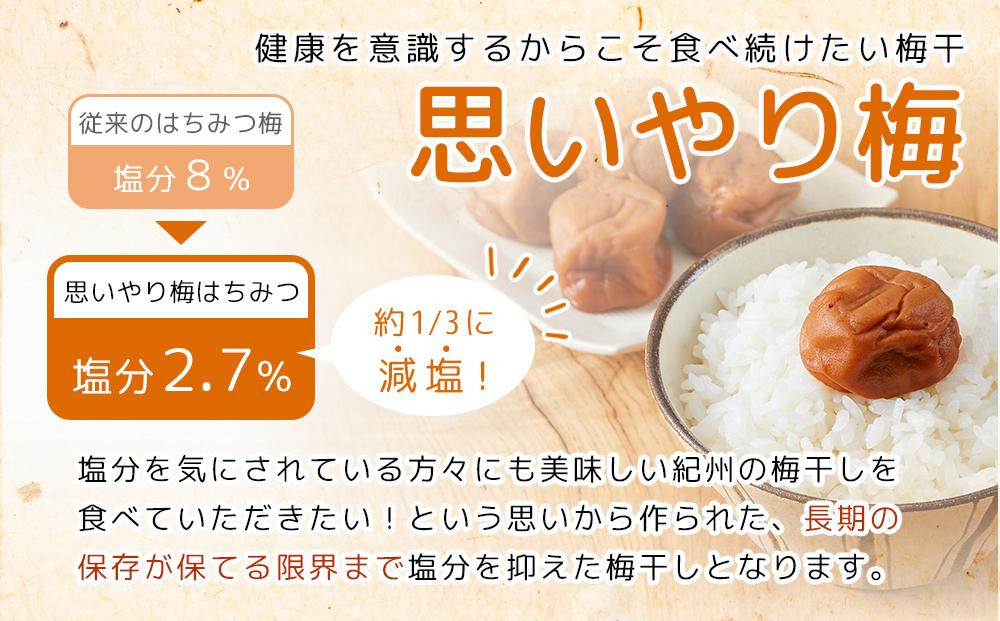 紀州南高梅 塩分約2.7% 大粒 訳ありつぶれ梅 はちみつ梅 400g×6個 2.4kg 減塩梅干し 紀州梅本舗【大粒 つぶれ梅 南高梅 ワケあり 梅干し お漬物 和歌山県 白浜町】