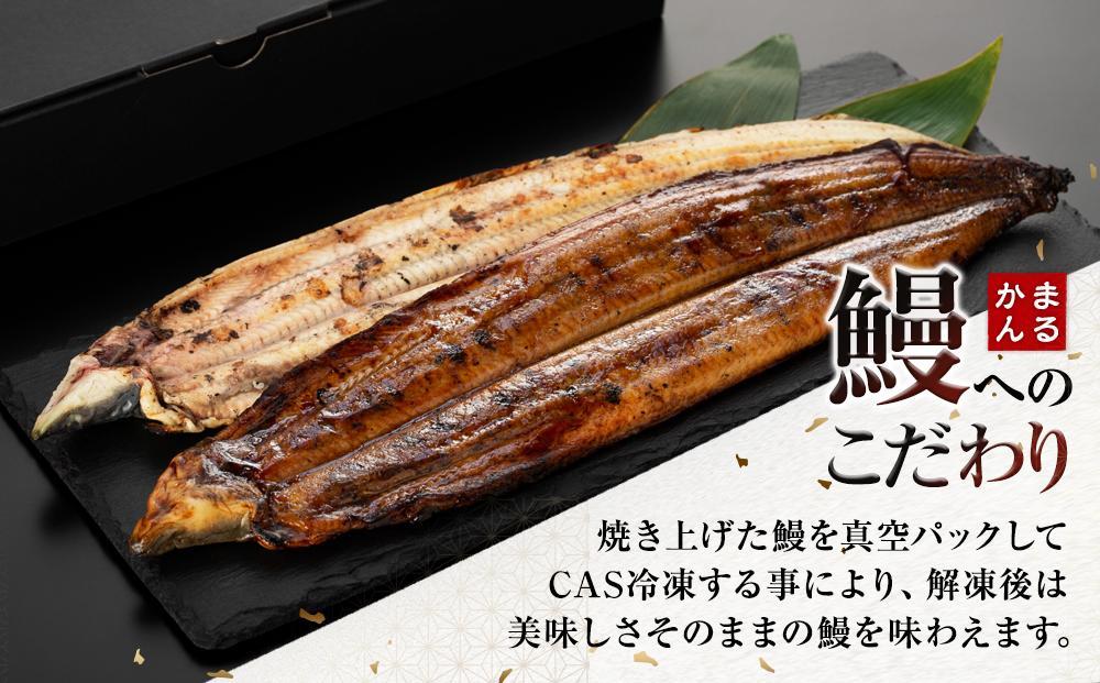 うなぎ蒲焼き、うなぎ白焼き　各1本セット（タレ・山椒付き）（合計：250～300ｇ)