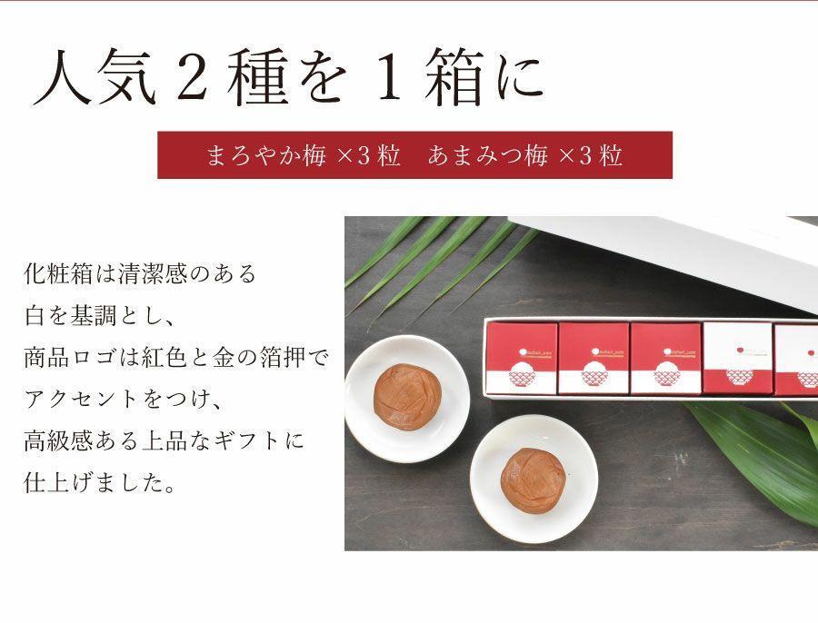 紀州南高梅 超大粒 mehari_ume6粒【ギフト 化粧箱入り 贈答用】