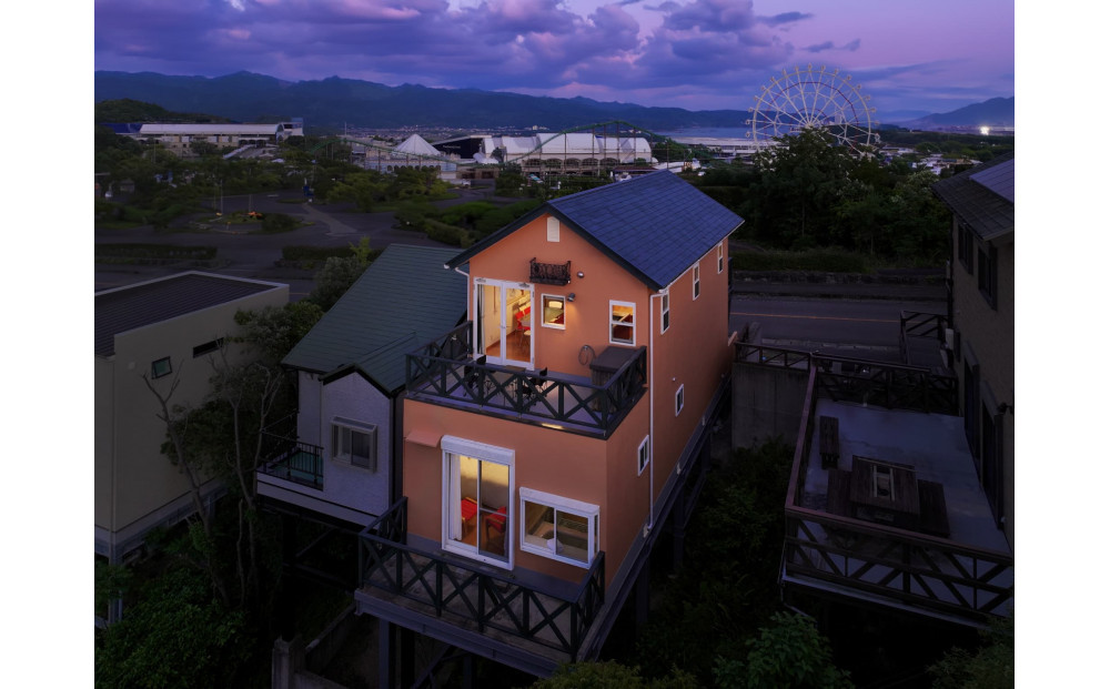 【クリスタル別荘白浜 丘の街】一棟貸切別荘(ペア宿泊)（1泊素泊まり）