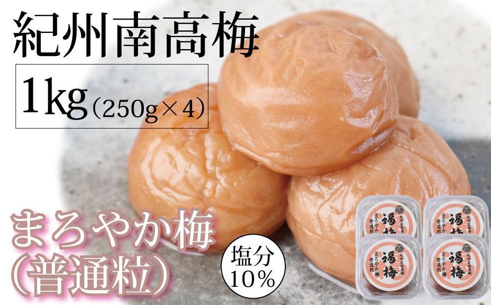 紀州南高梅  250g×4 塩分 10％ はちみつ梅干 まろやか梅 普通粒【ギフト 化粧箱入り 贈答用】