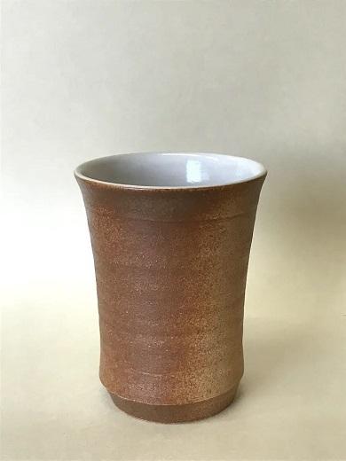 【紀州焼葵窯】梅を使った焼き物 ビアカップ