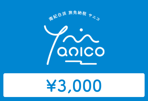 [ANAの旅先納税]電子商品券「Yanico」(3,000円分)