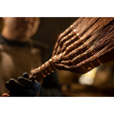 国産棕櫚箒 5玉