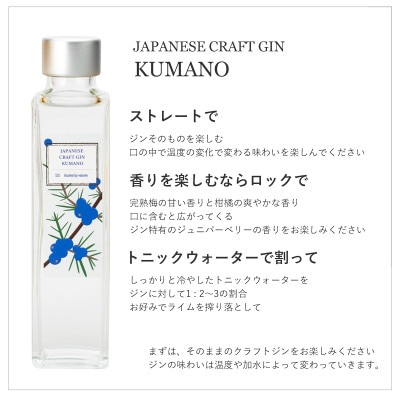 紀州熊野蒸留所の飲み比べ 150ml 3本セット