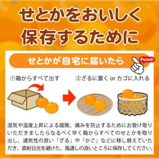 【上富田町】とろける食感!ジューシー柑橘　せとか　約3kg