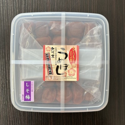 甘口しそ梅干し1kg[2L～3L混合]ご家庭用　C級品　紀州南高梅　和歌山産