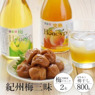 希釈用梅ドリンクとはちみつ梅干のセット
