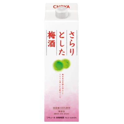 チョーヤ　さらりとした梅酒　1Lパック ×6本(1ケース)