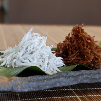 しらす、佃煮2色セット 金箱「匠B」 takumi【配送不可地域：離島・北海道・沖縄県】