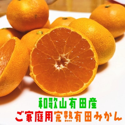 【先行受付 2025年11月下旬～発送】有田育ちのご家庭用訳あり完熟有田みかん　10kg