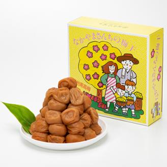 なかやまさんちの梅干 うす塩味塩分5% 1kg入り×1個
