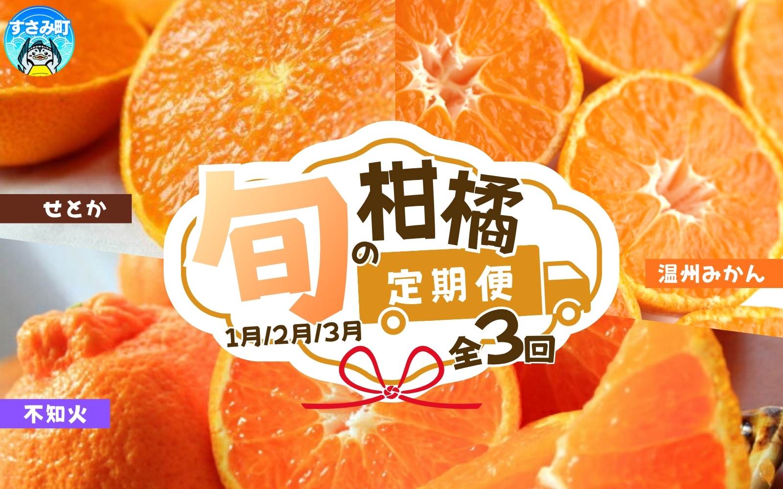 【全3回】紀州和歌山産旬の柑橘定期便(みかん・不知火・せとか)【tkb382】