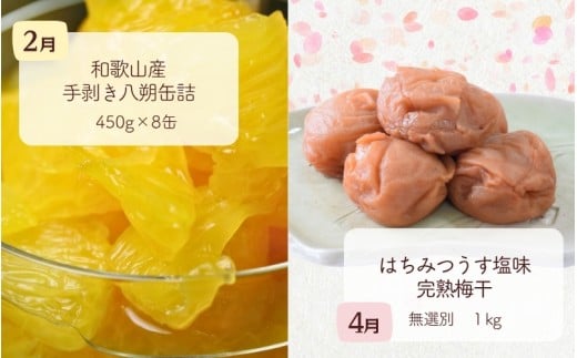 【定期便】【偶数月発送】【全6回お届け】 和歌山のこだわり　季節の定期便【tkb423】