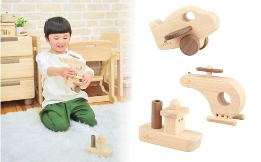 IKONIH 乗り物シリーズ / おもちゃ 子供 こども オモチャ 玩具 プレゼント お祝い 木 出産祝い 安全 オーガニックトイ ファーストトイ ままごと おままごと キッチン アイコニー【kip018】