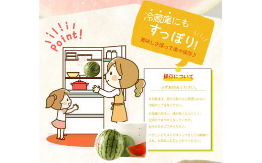 【先行予約】紀州和歌山産 小玉スイカ「ひとりじめ」2玉 ※2026年6月上旬頃～7月上旬頃に順次発送予定(お届け日指定不可) スイカ すいか 果物 くだもの フルーツ【uot779】