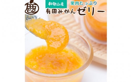 ＜発送中＞果肉たっぷり有田みかんゼリー9個【有田みかんネクターをゼリーにしました】※北海道・沖縄・離島への配送不可【ikd144】