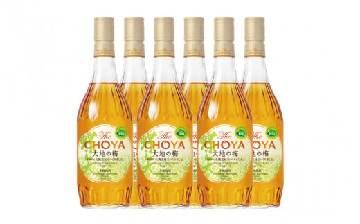 The CHOYA 大地の梅 700ml×6本(1ケース)/梅酒 梅 ウメ お酒 リキュール チ[kis107-1]