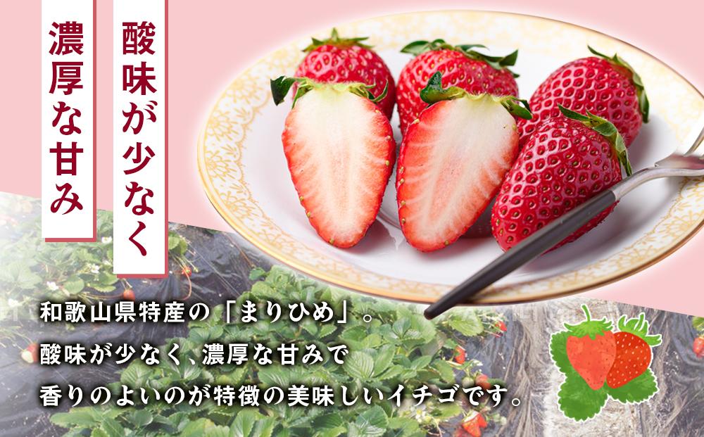 2月中旬より発送 和歌山県 オリジナル まりひめ イチゴ4パック入り（3L～L寸）