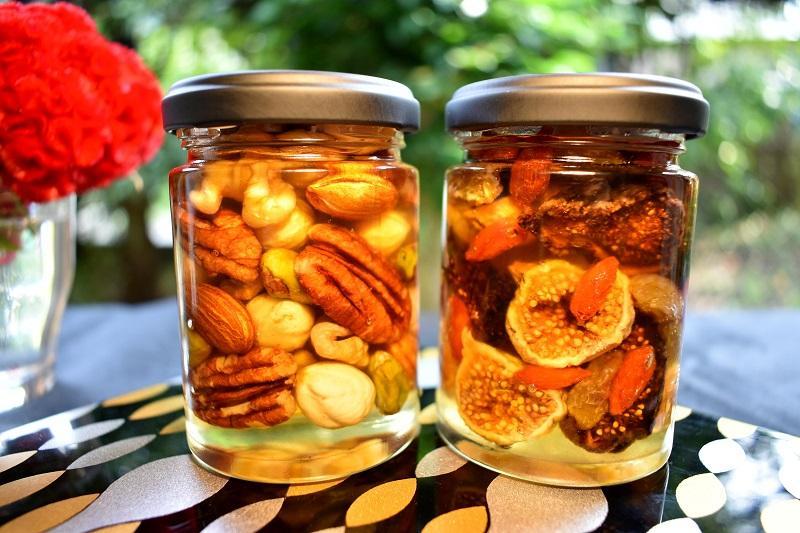 ナッツ・ドライフルーツの蜂蜜漬 峠プレミアム2種セット【萌(MOE)】【映(HAYU)】 【SW6】