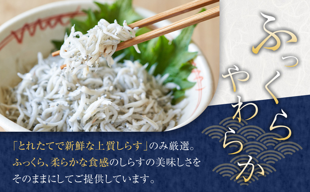 ＼注文数急上昇／釜揚げしらす 2kg(500×4パック) しらす職人厳選 ふっくら&ぷりぷり