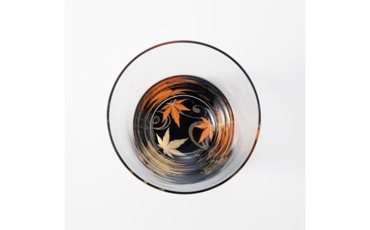紀州漆器 タンブラーグラス 蒔絵 紅葉 ペア【YG64】