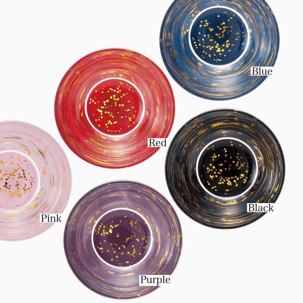 紀州漆器 冷酒グラス きらり 5色セット【YG175】