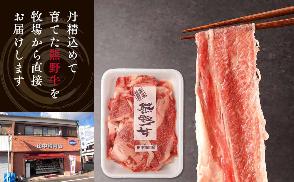 ［熊野牛］小間切れ肉 約600g