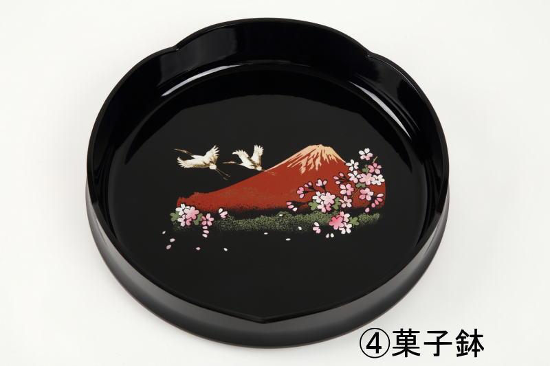 紀州漆器 高級漆器 贅沢詰め合わせ5点セット［YS69］