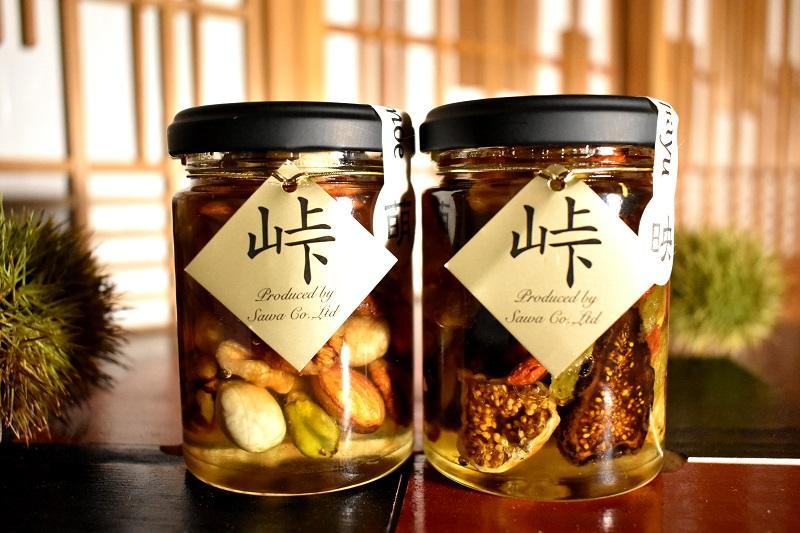 ナッツ・ドライフルーツの蜂蜜漬 峠プレミアム2種セット【萌(MOE)】【映(HAYU)】 【SW6】