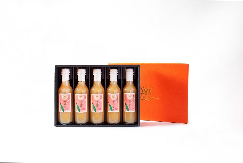 あら川の桃 60％ 果汁入り ドリンク 200ml × 5本 入り ギフトセット【mao8】