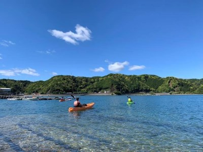 森浦湾カヤック体験（小人） 3歳～小学生　太地フィールドカヤック2時間体験コース / アクティビティ レジャー 体験チケット 観光【tgk105】