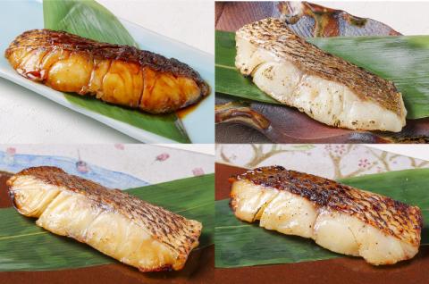 近大生まれマダイ 焼味4種食べ比べセット 計12食入 （ 塩焼き 照焼き 西京焼き 柚庵焼き 各3食入り） おかず お惣菜 西京漬け 近畿大学 焼き魚【akd010A】