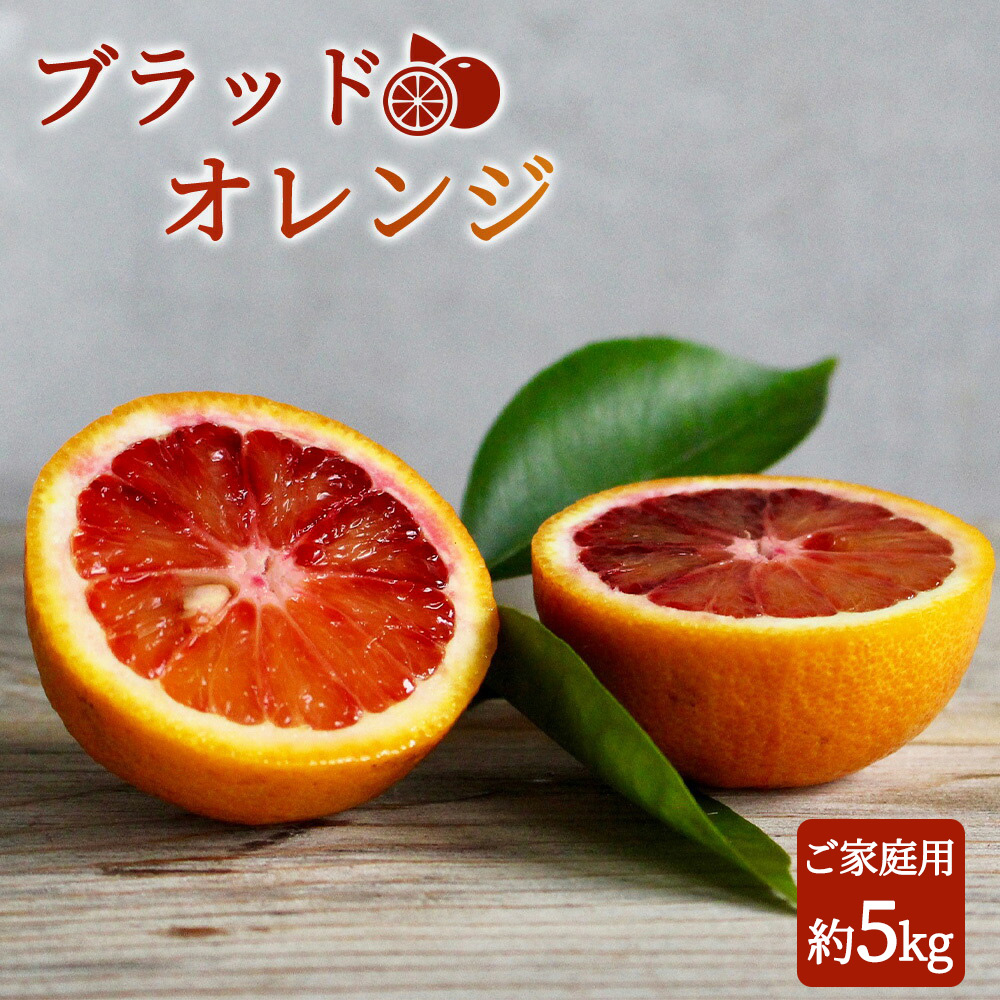 希少な柑橘!紀州有田産ブラッドオレンジ約5kg 【ご家庭用】※2027年3月上旬頃～3月下旬頃に順次発送 (お届け日指定不可) 【uot853】