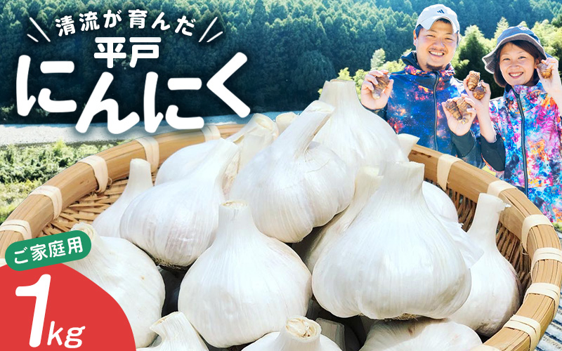 古座川町の恵みが育んだ ご縁座の乾燥にんにく 1kg / にんにく 乾燥にんにく ガーリック【gnz103A】