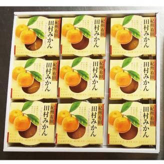 丸ごとみかんが3個入った！田村みかんフルーツまるごとゼリー　250g×9個【uot106】