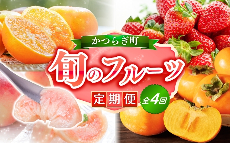 【定期便4回】フルーツ王国かつらぎ町よりお届け！旬のフルーツ定期便|【kgr025】