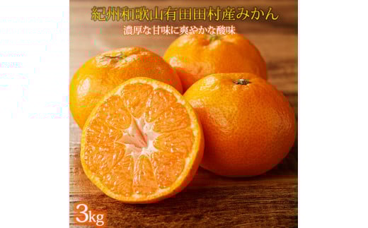 【先行予約】高級ブランド 秀品 紀州有田田村産みかん 3kg ※2025年12月頃?2026年1月下旬頃に順次発送予定 / みかん ミカン 蜜柑 温州みかん 柑橘 フルーツ 果物 【uot848】
