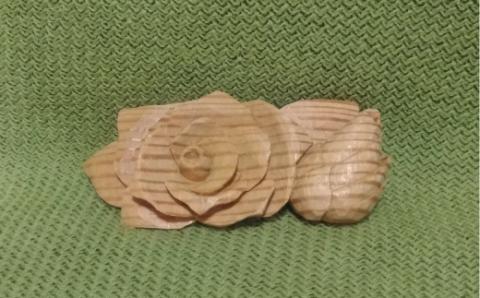 6月の帯留め（バラ）（兼ブローチ）【hms007】