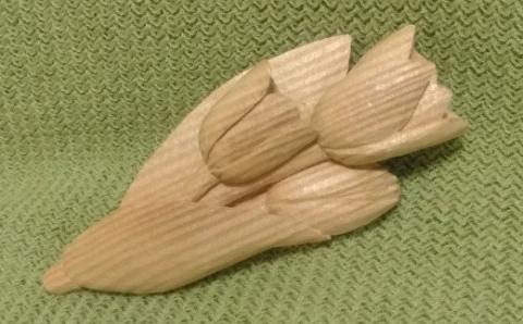 帯留め兼ブローチ（チューリップ）【hms029】