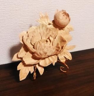 【受注制作】牡丹・ぼたん(置物)【hms040】