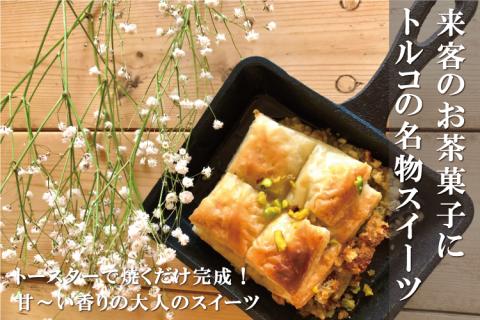 トルコの伝統菓子 ピスタチオバクラヴァ 5名様用 ギフト 贈答用に【kcr109】